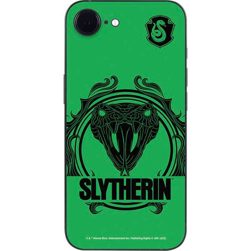 Wizarding Worlds Harry Potter Slytherin Illustration iPhone 16e Skin